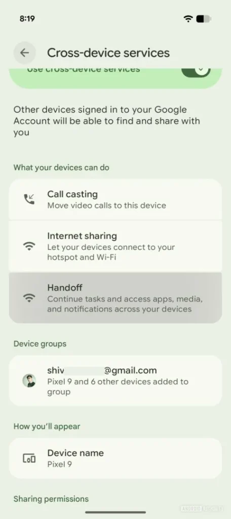 Google Play Services Handoff feature in Cross Device services 2 481w 1080h.jpg