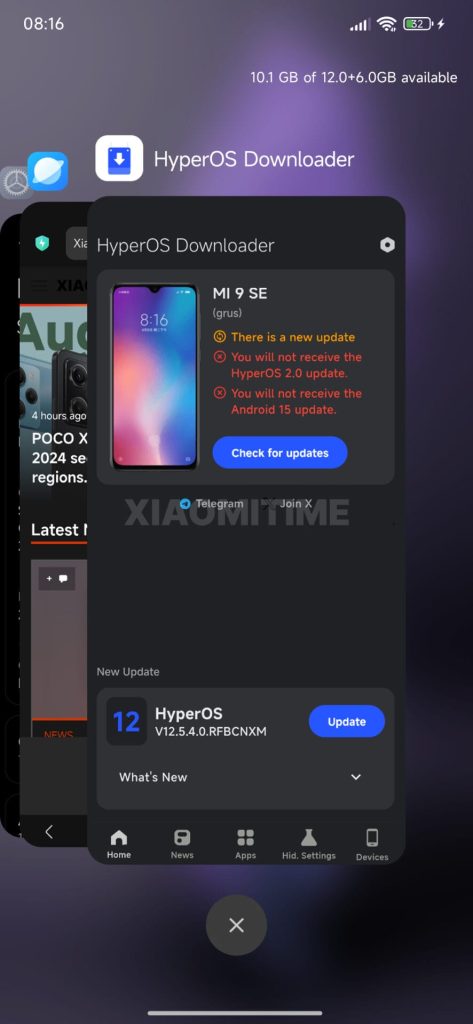 HyperOS 2.0 Pile Up Recent Apps 2