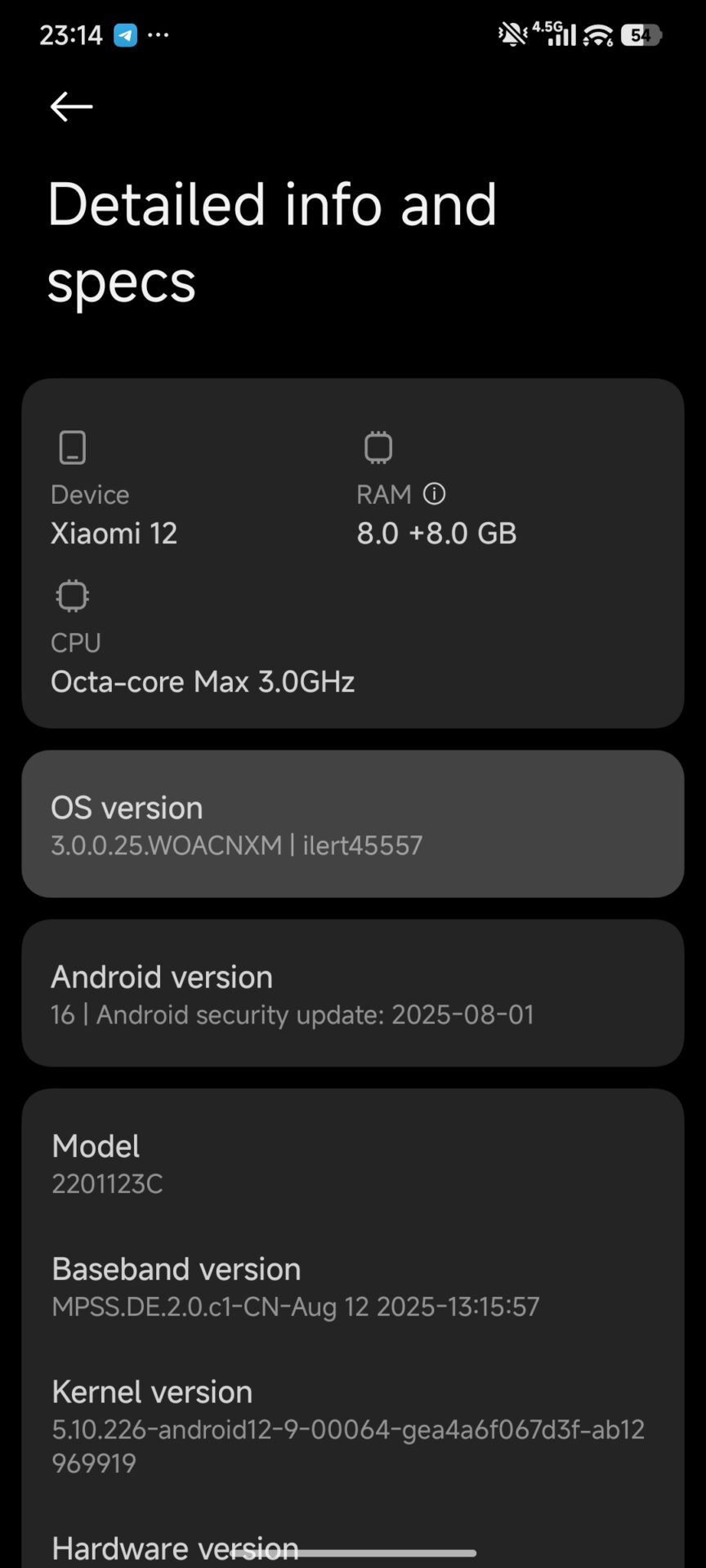 OS Version