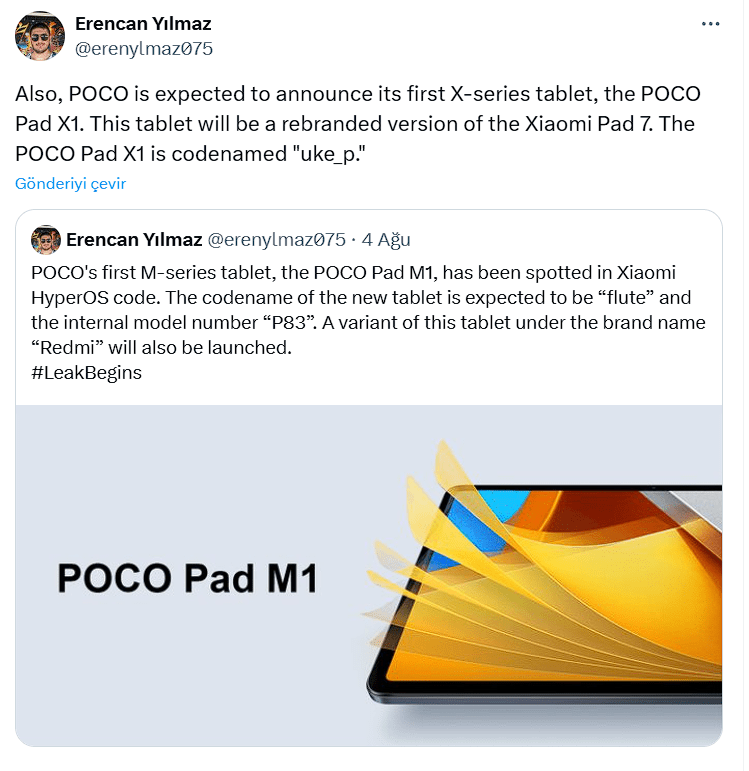 POCO is ready to take over the tablet market with the POCO Pad X1 and POCO Pad M1 1