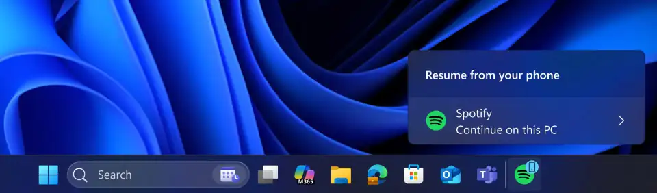 Resume Taskbar Alert Spotify Launch.jpg