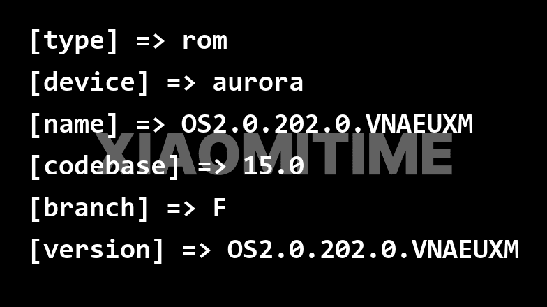 aurora OS2.0.202.0.VNAEUXM