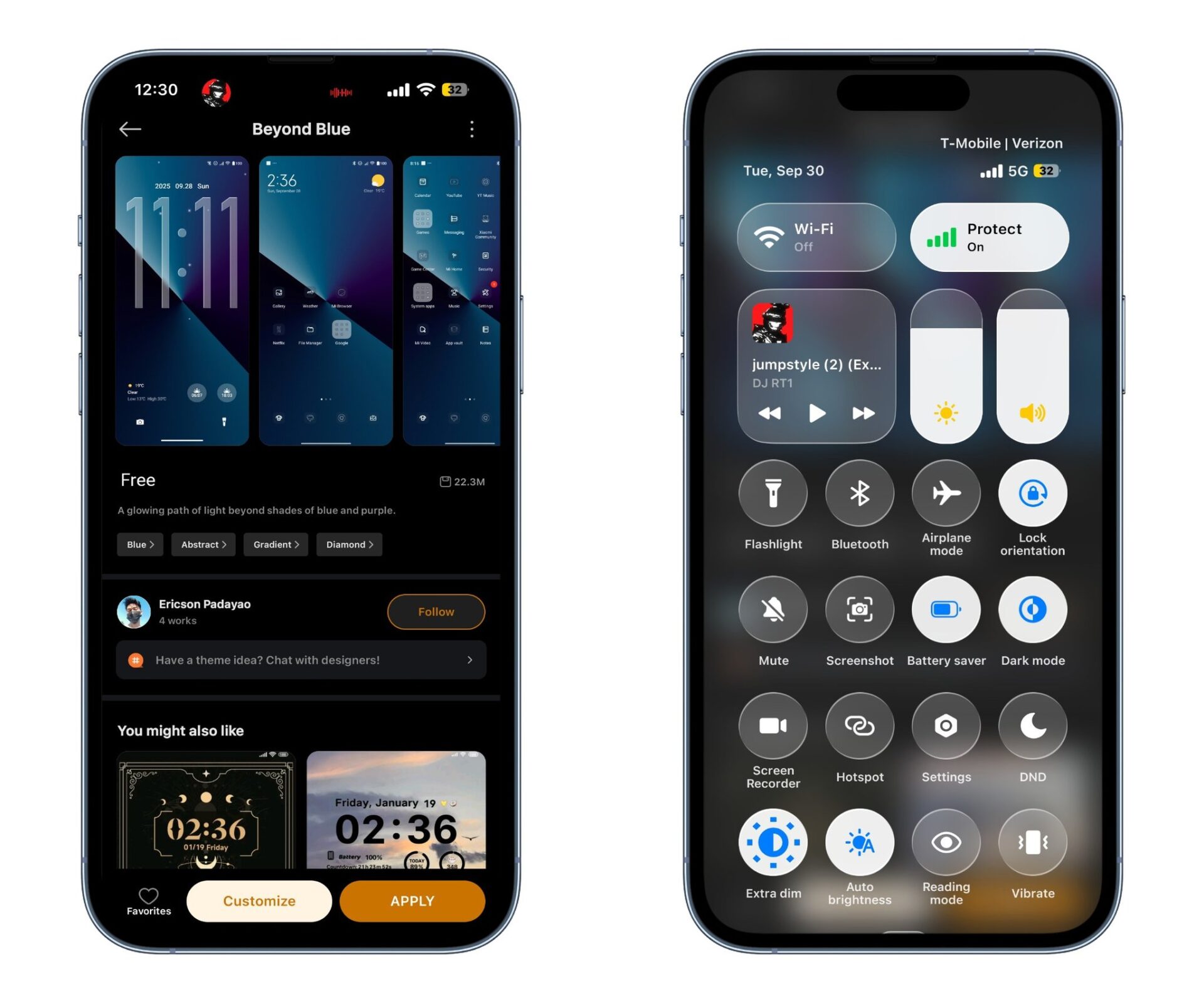 iOS Theme HyperOS 1