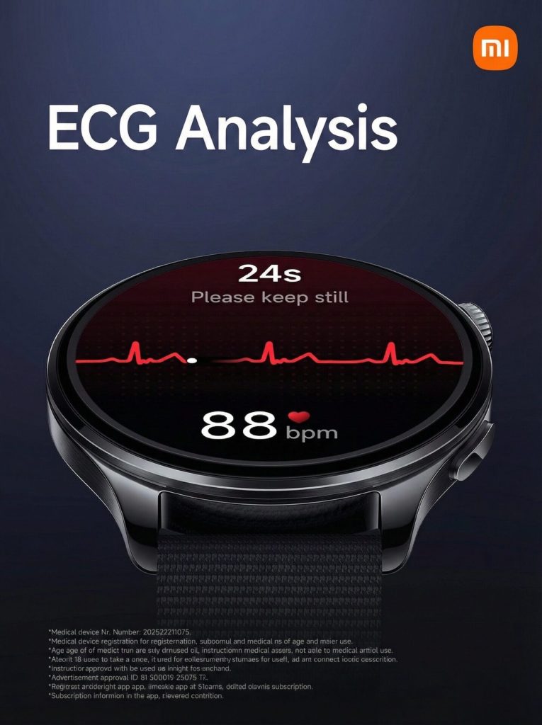 ECG Xiaomi WATCH 5