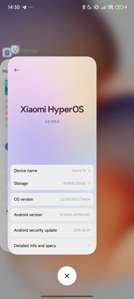 HyperOS 3 Launcher iOS recents 1
