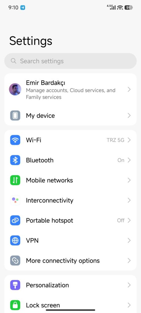 HyperOS 3 Settings 1