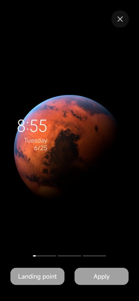 HyperOS Mars Super Wallpaper 3