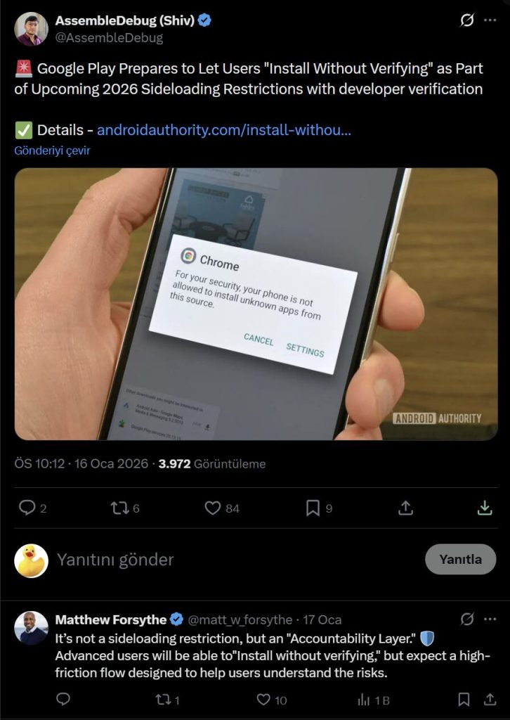 APK install