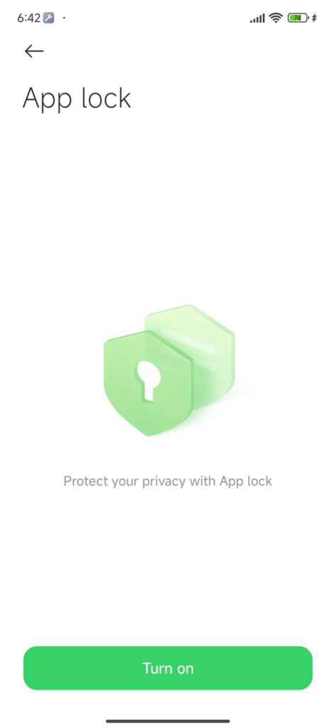 App Lock Settings