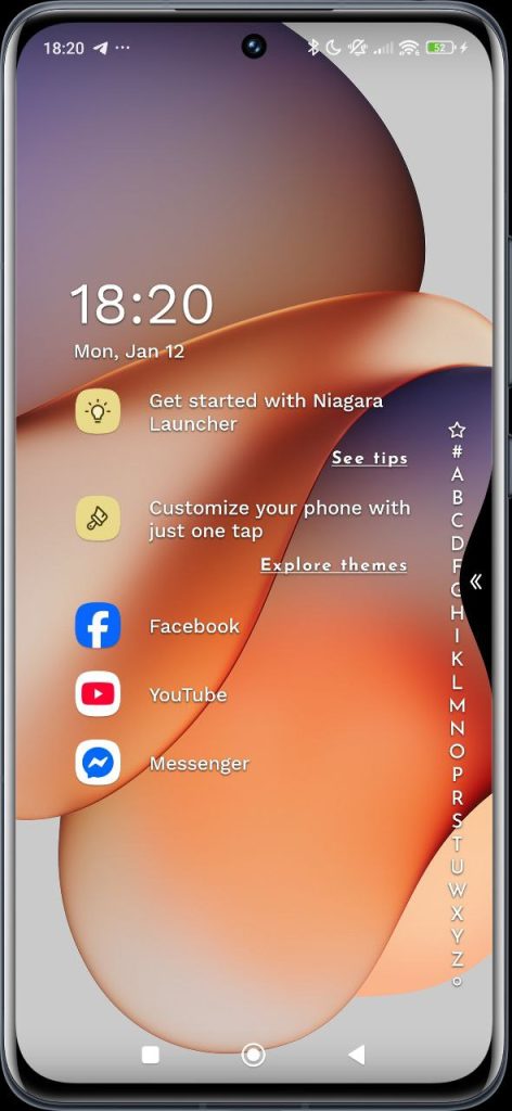 Full Screen Navigation Bar 2