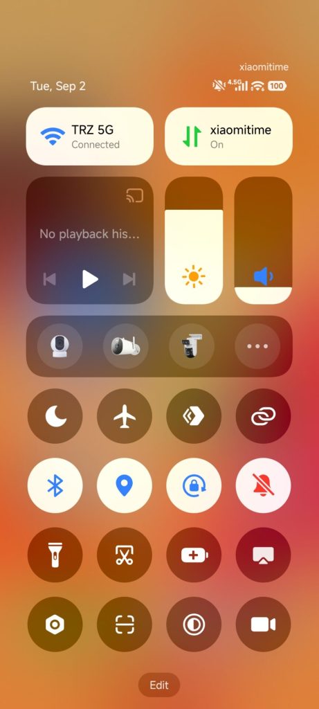 HyperOS 3 Control Center