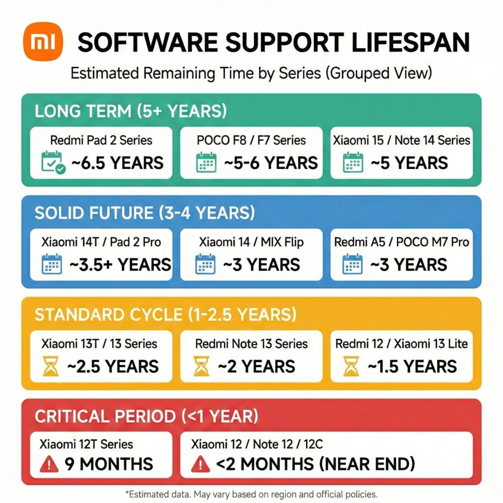 Remaining Update Life