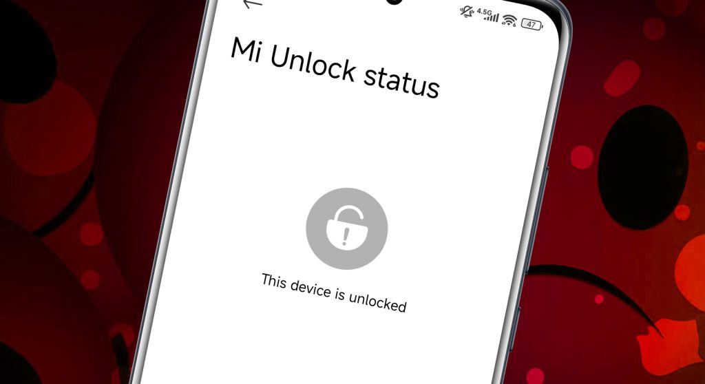 Unlock bootloader