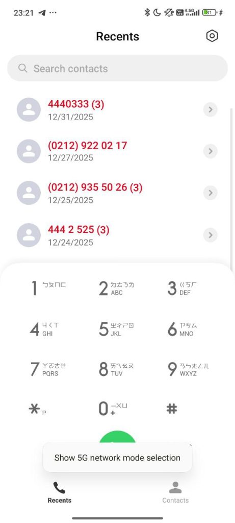 Xiaomi short codes dialer codes 1