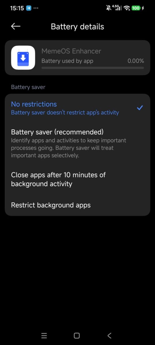 App Battery Settings 4