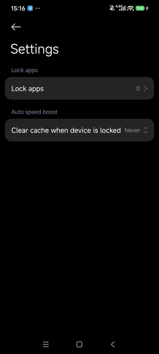 Autostart and clear cache option 2