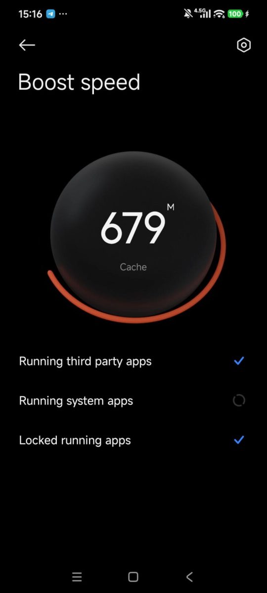 Autostart and clear cache option 4