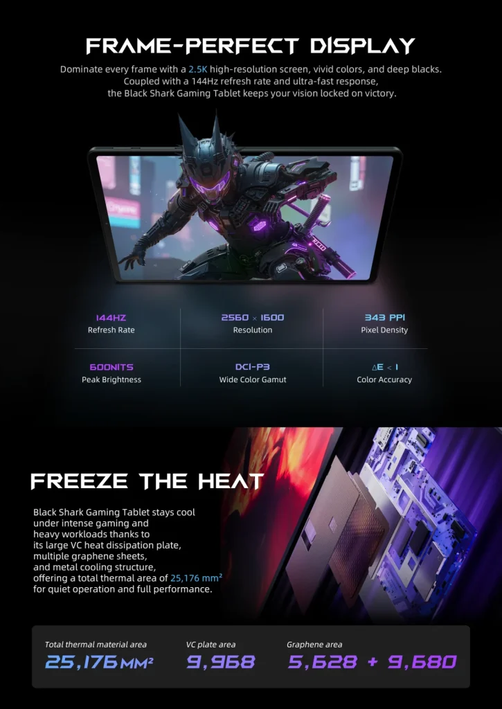 Blackshark Gaming tablet 4