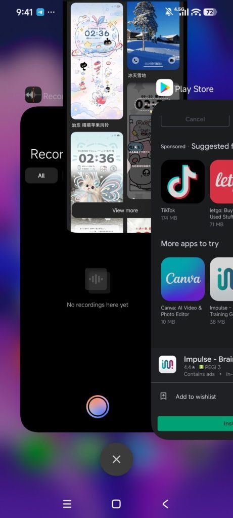 HyperOS 3.1 iOS Recent Apps Menu 3