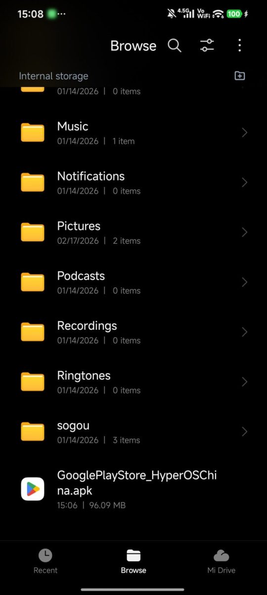 Install Play Store APK 1