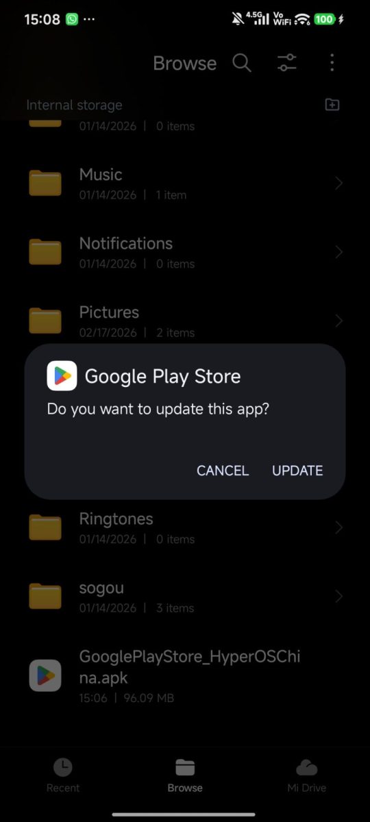 Install Play Store APK 2