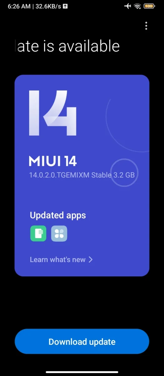 REDMI 10C MIUI 14