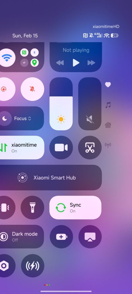 iOS control center module HyperOS 3 3