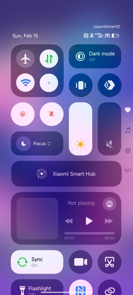 iOS control center module HyperOS 3 8