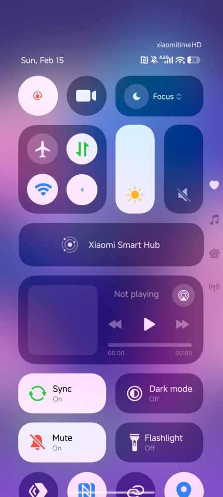 iOS control center module HyperOS 3 9