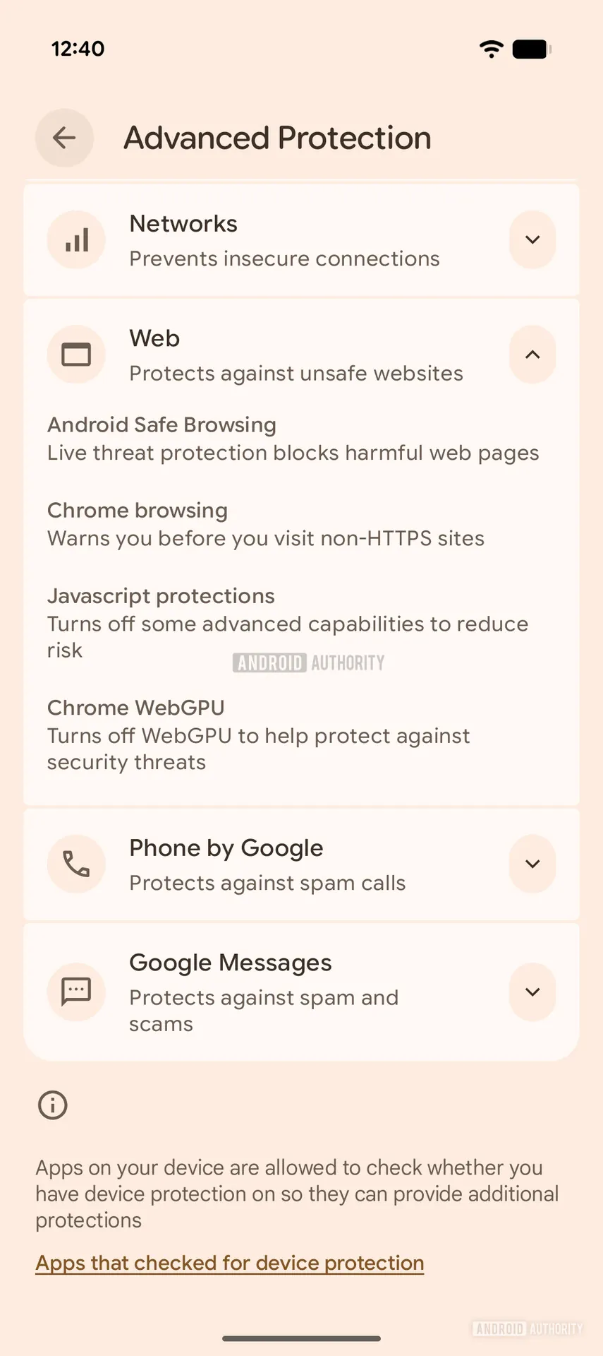 Google Updates Chrome for Xiaomi HyperOS 3.1 Users Soon 2 Android Advanced Protection Mode Disable WebGPU in Chrome.jpg "Felkészülés a Frissítésre: Új Chrome Funkciók a Xiaomi HyperOS 3.1 Felhasználók Számára!"