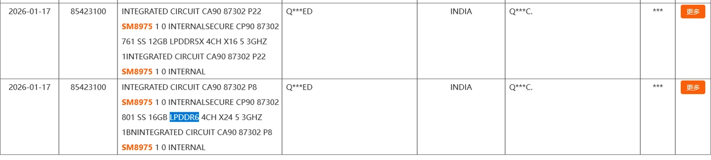 The LPDDR6 Era Begins with Xiaomi 18 and Snapdragon 8 Elite Gen6 Pro 2 Snapdragon 8 Gen 6 Config "Felejtsd el a régi memóriát: Itt az LPDDR6 korszak a Xiaomi 18 és Snapdragon 8 Elite Gen6 Pro