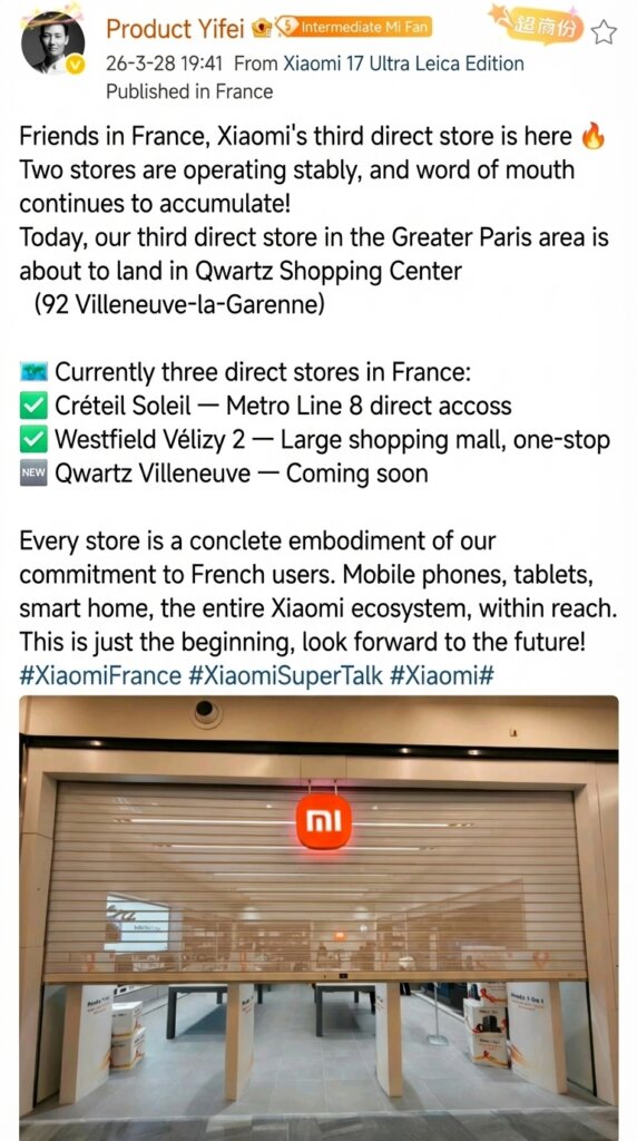 Újabb Xiaomi bolt nyílik: már a Qwartz bevásárlóközpontban is elérhető!
