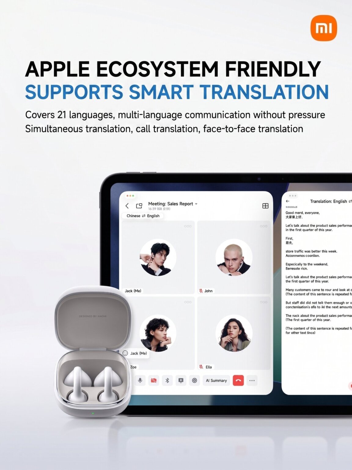 Fedezd fel a Xiaomi vadonatúj fülhallgatódat: Apple Find My támogatással és AI fordítással!