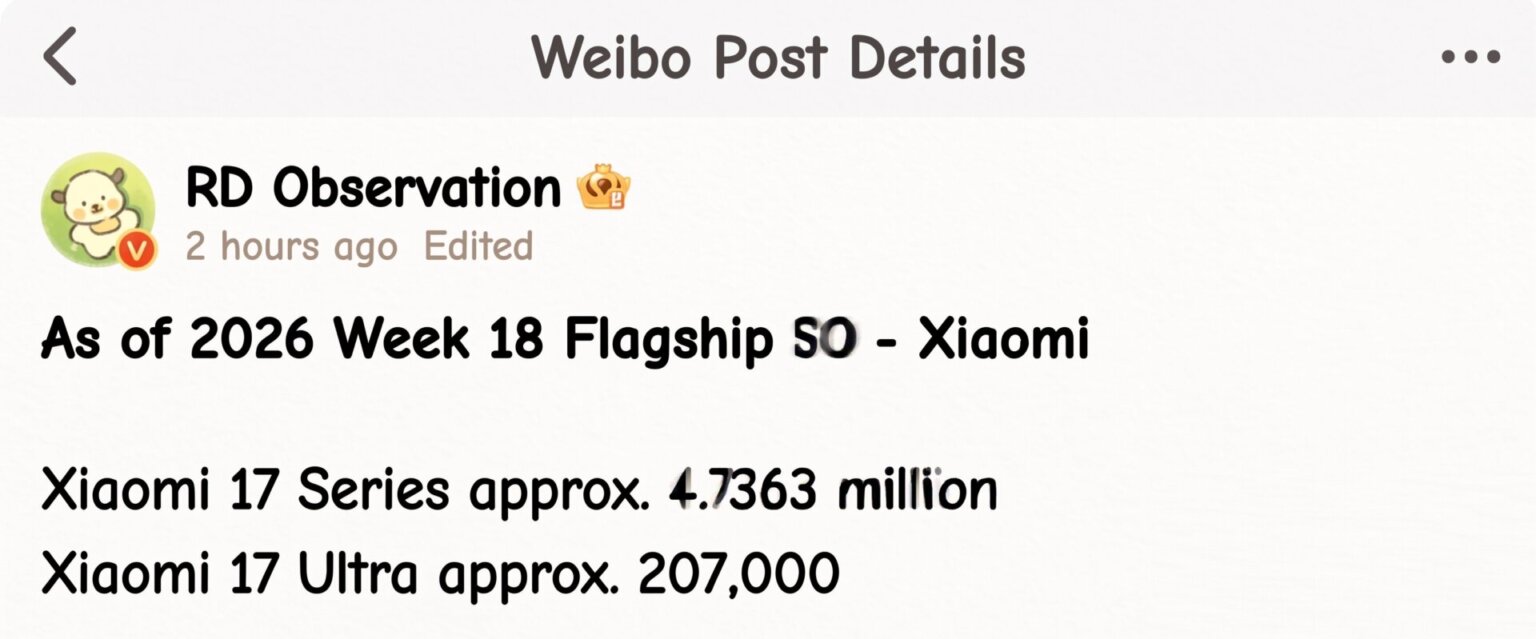 "Xiaomi 17 Sorozat: Közel 5 Milliós Eladás Kínában, Máris Célkeresztben a Xiaomi 17 Max!"