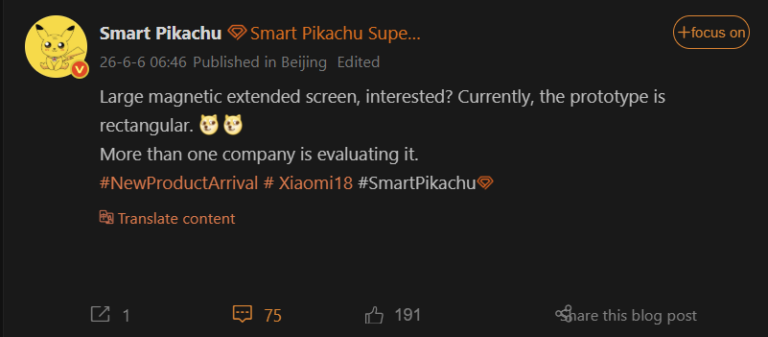 "Xiaomi 18: Újdonság a mágneses másodlagos kijelzővel"