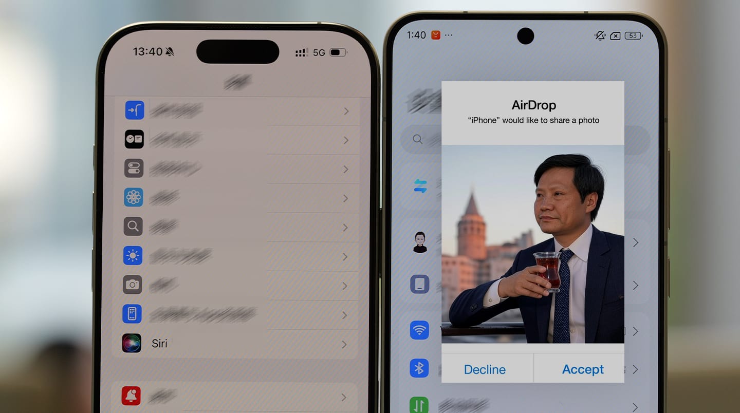 Xiaomi 17T Pro: Most már AirDrop funkció is segíti a gyors adatátvitelt!