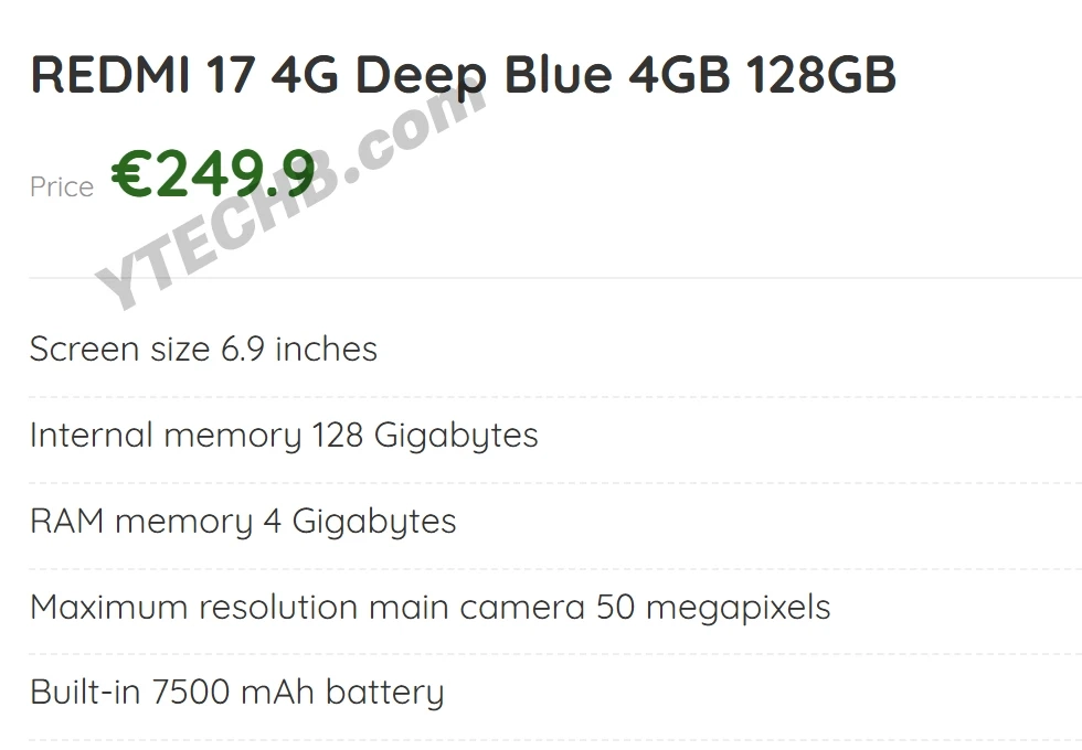 REDMI 17 4G Renders Reveal Big 6.9-inch 120Hz Screen and Helio G91 Ultra 3 Redmi 17 4G Renders Reveal Big 6.9-inch 120Hz Screen and Helio G91 Ultra "Fedezd fel a REDMI 17 4G lenyűgöző 6,9 hüvelykes 120Hz