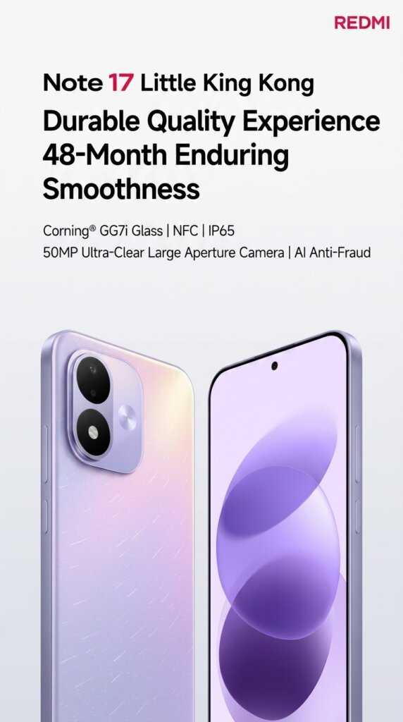 Új REDMI Note 17: 7 hüvelykes OLED kijelző és hatalmas 8000mAh akkumulátor!