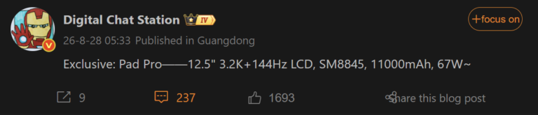 "A Xiaomi új, 13 colos prémium táblagépe: lágy fény, ami kényezteti a szemed!"