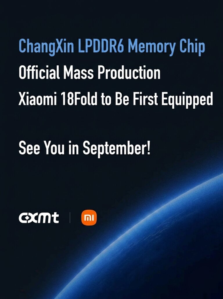 "Felfedezett a Changxin: Az LPDDR6 kulcsszereplője a Xiaomi 18 Fold hátterében!"