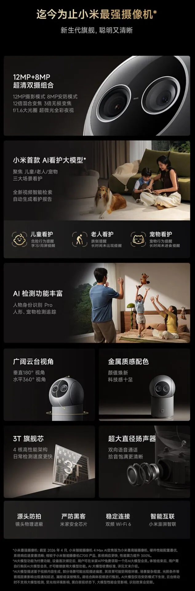 "Fedezd fel a Xiaomi lenyűgöző Smart Camera 4 Max AI Zoom